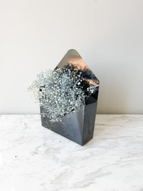 Marble Envelope Shape Flower Box