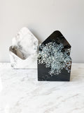 Marble Envelope Shape Flower Box
