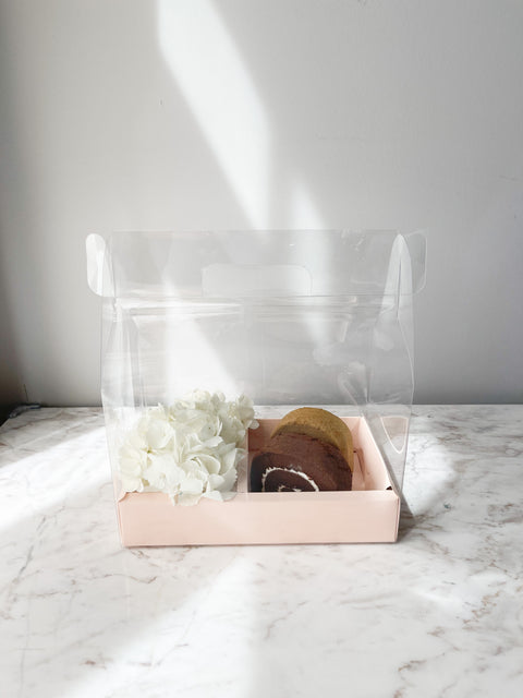 Dessert/Flower Box with handle
