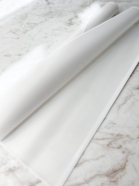 Colorful WATERPROOF TRANSPARENT Wrapping Paper WITH WHITE LINE