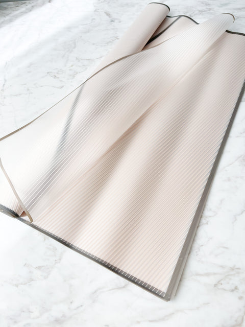 Colorful WATERPROOF TRANSPARENT Wrapping Paper WITH WHITE LINE