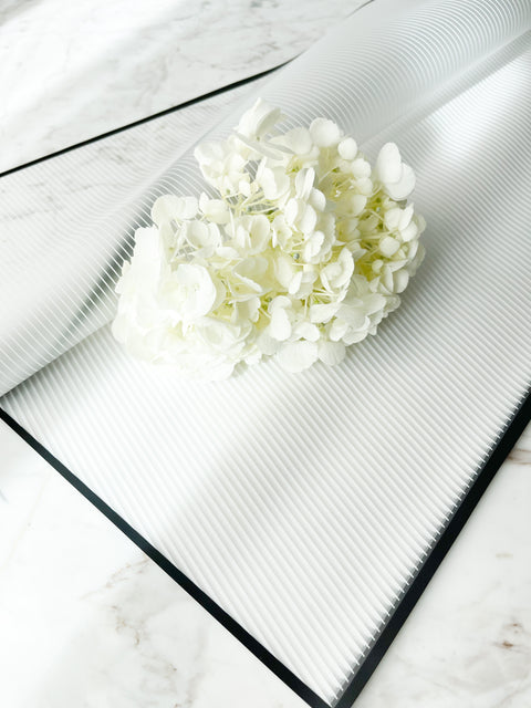 Colorful WATERPROOF TRANSPARENT Wrapping Paper WITH WHITE LINE
