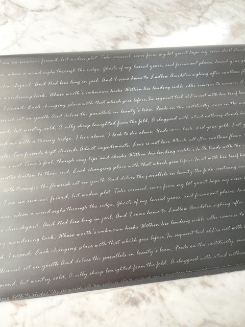 Waterproof Transparent Wrapping Paper With Letters
