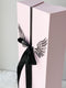 Tall Flower Box With Wings Print And Ribbon