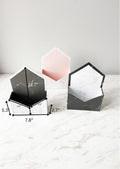 Marble Envelope Shape Flower Box in Variety Color