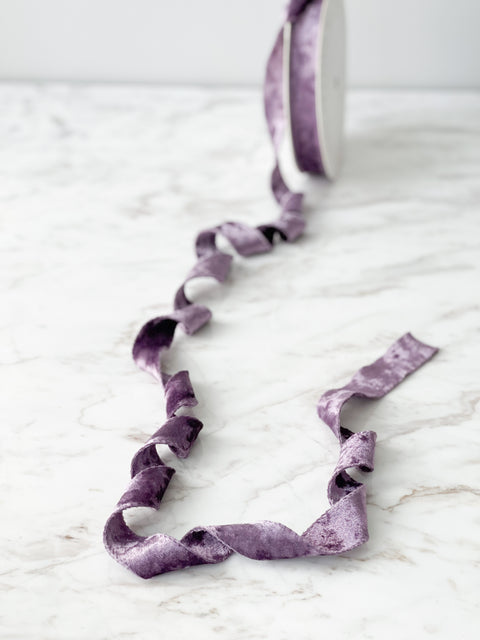luxury velvet ribbon in variety color